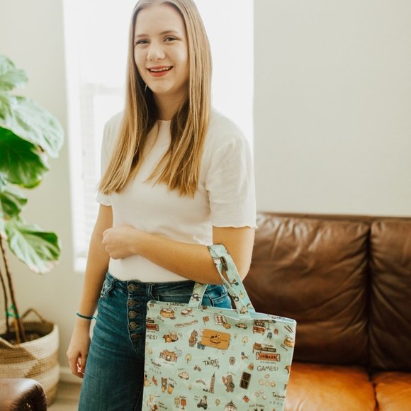 Waterproof Corgi Bucket Tote Shoulder Handbag - Picture 6 of 12